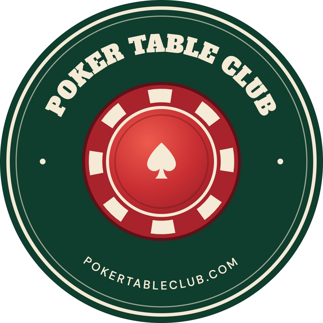 Poker Table Club chip logo